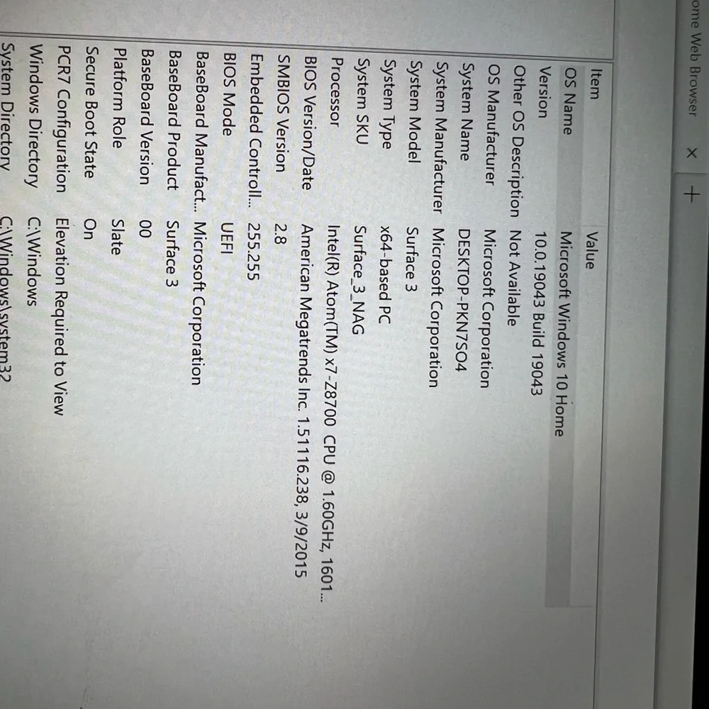 Microsoft Surface 3 w/ 2 Stylus